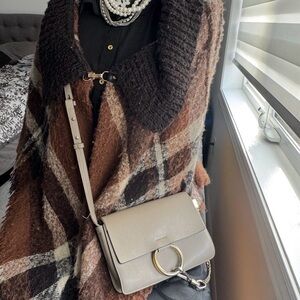 Raglan Wool style equestrian poncho/wrap